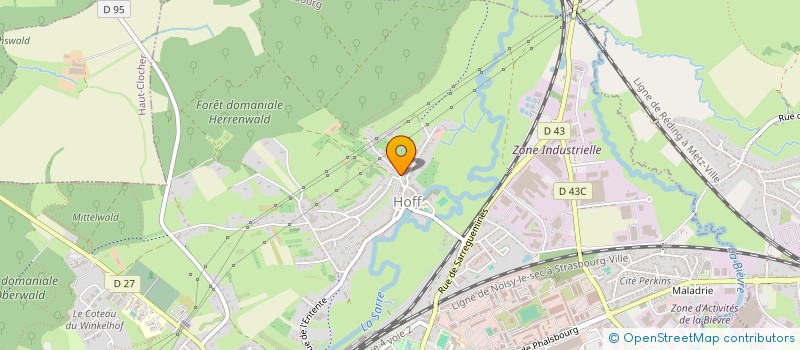 localisation de l'entreprise MONSIEUR KEVIN BASLER  BUHL-LORRAINE