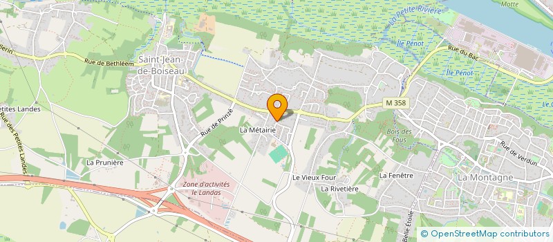 localisation de l'entreprise MONSIEUR KEVIN BASTONNIER  SAINT-JEAN-DE-BOISEAU