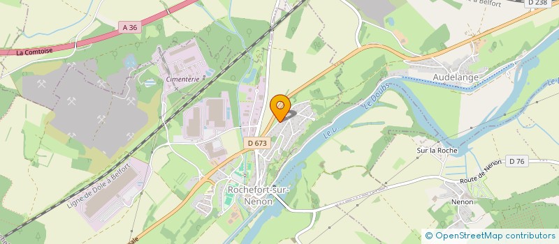 localisation de l'entreprise MONSIEUR KEVIN BATAILLE  ROCHEFORT-SUR-NENON