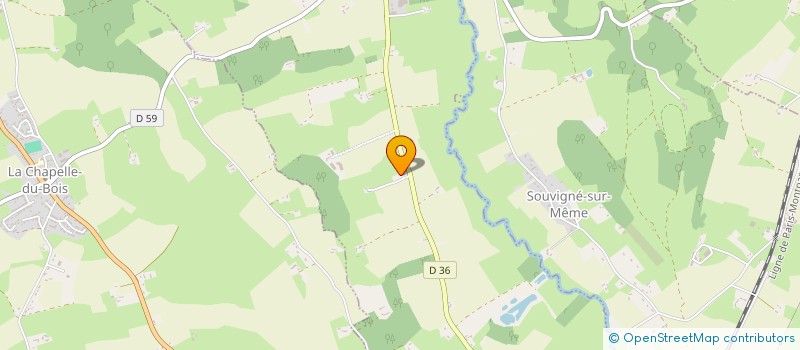 localisation de l'entreprise MONSIEUR KEVIN BAUDIN  LA FERTE BERNARD