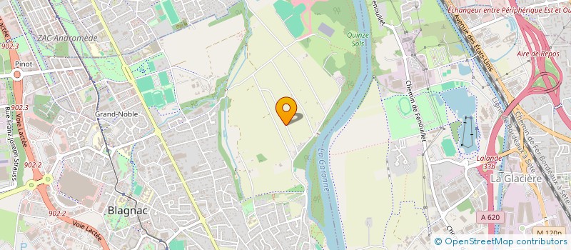 localisation de l'entreprise MONSIEUR KEVIN BAUER  BLAGNAC