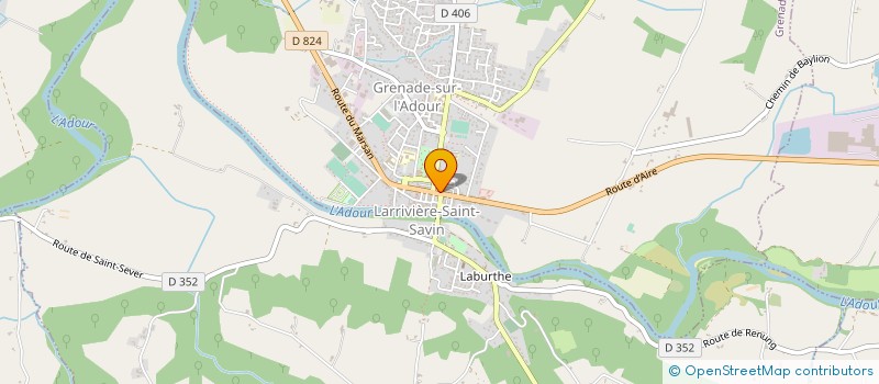 localisation de l'entreprise MONSIEUR KEVIN BAUGARTNER  GRENADE-SUR-L'ADOUR