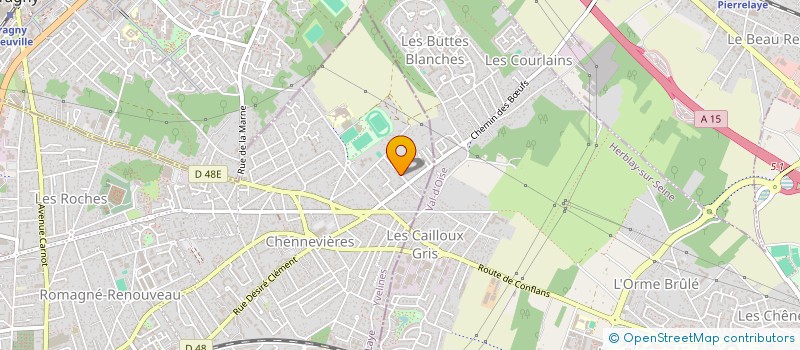 localisation de l'entreprise MONSIEUR KEVIN BAUMGARTNER  CONFLANS-SAINTE-HONORINE