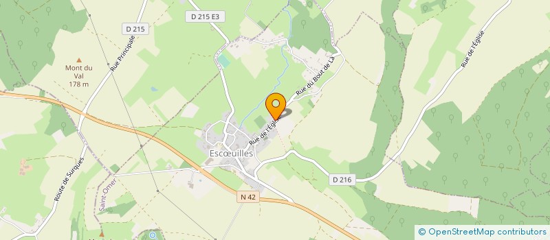 localisation de l'entreprise MONSIEUR KEVIN BAY  ESCUILLES