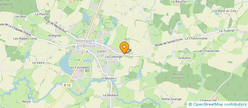 localisation de l'entreprise MONSIEUR KEVIN BAYER  MONTPONT-EN-BRESSE