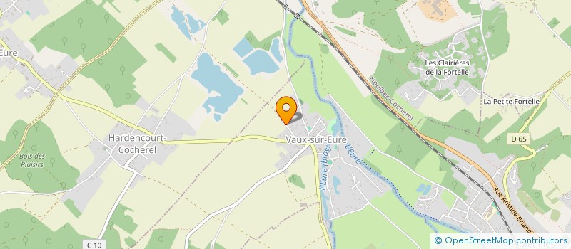 localisation de l'entreprise MONSIEUR KEVIN BEAUMER  VAUX-SUR-EURE