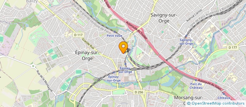 localisation de l'entreprise MONSIEUR KEVIN BEAUVAIS  EPINAY-SUR-ORGE