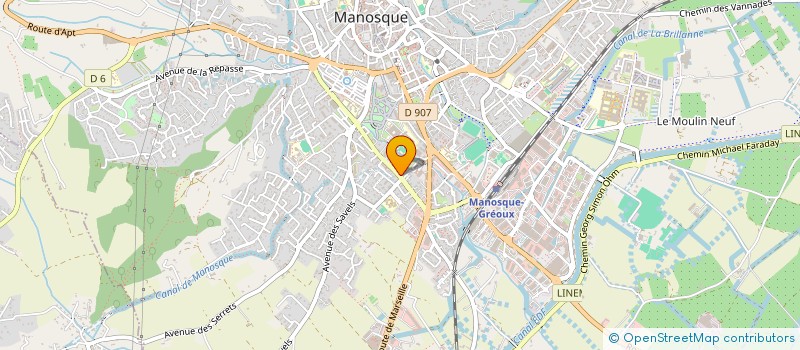 localisation de l'entreprise MONSIEUR KEVIN BECKERT  MANOSQUE