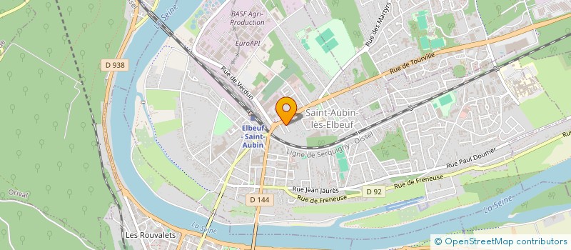 localisation de l'entreprise MONSIEUR KEVIN BECQUART  SAINT AUBIN LES ELBEUF