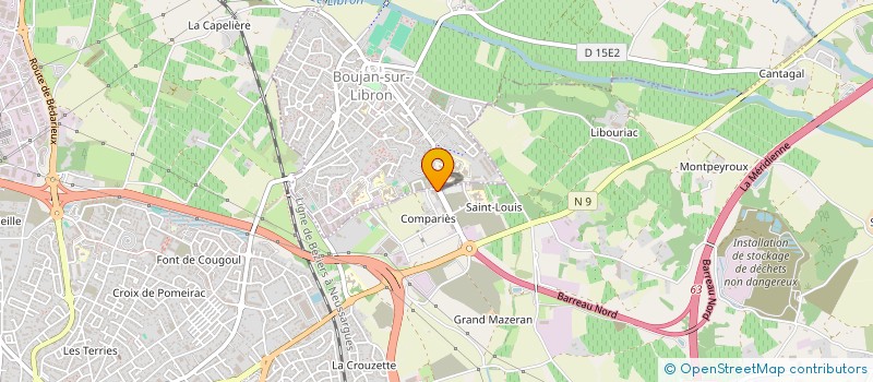 localisation de l'entreprise MONSIEUR KEVIN BEDROUH  BEZIERS