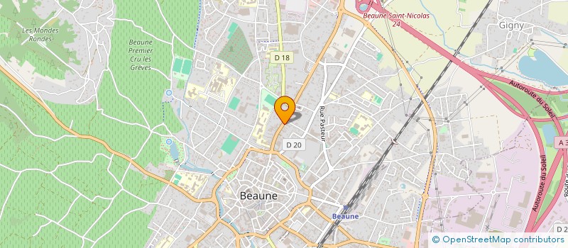 localisation de l'entreprise MONSIEUR KEVIN BELANGE à BEAUNE