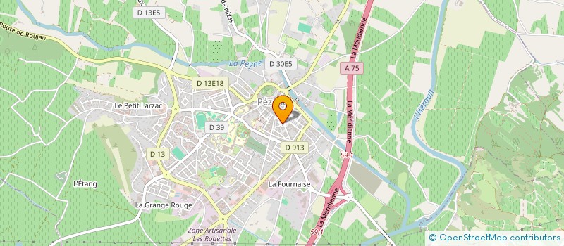 localisation de l'entreprise MONSIEUR KEVIN BELARD  PEZENAS