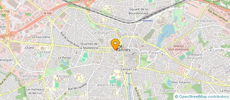 localisation de l'entreprise MONSIEUR KEVIN BELLIER à VANNES