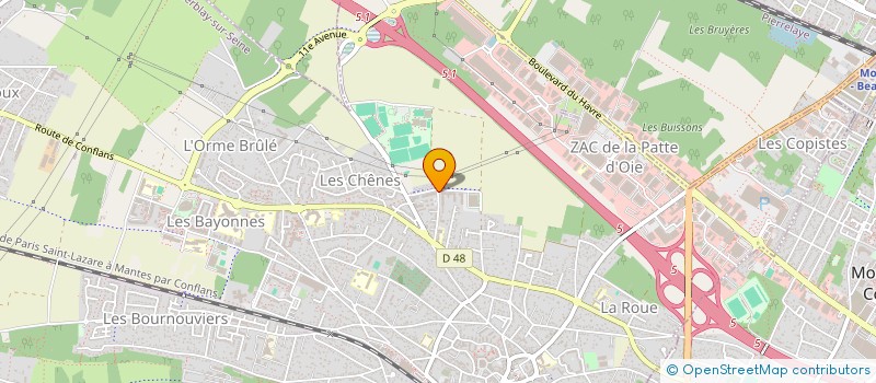 localisation de l'entreprise MONSIEUR KEVIN BEN OSMANE  HERBLAY-SUR-SEINE