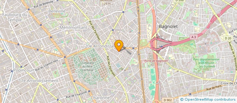 localisation de l'entreprise MONSIEUR KEVIN BENDAHMANE  PARIS