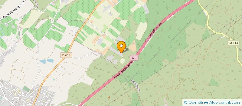 localisation de l'entreprise MONSIEUR KEVIN BENQUE  FABREGUES