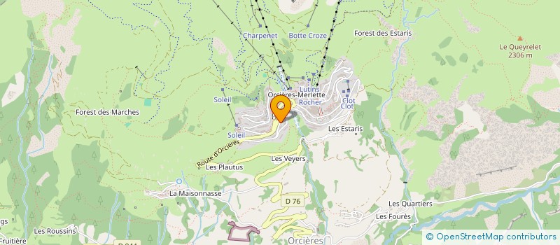 localisation de l'entreprise MONSIEUR KEVIN BERARD  ORCIERES