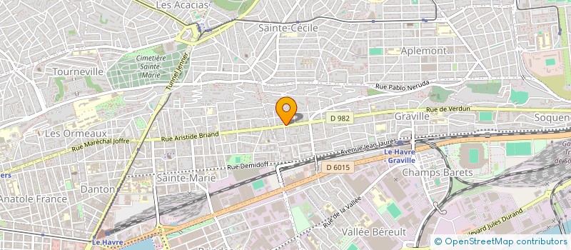 localisation de l'entreprise MONSIEUR KEVIN BERGOT à LE HAVRE