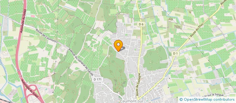 localisation de l'entreprise MONSIEUR KEVIN BERNEDE  CAUMONT-SUR-DURANCE