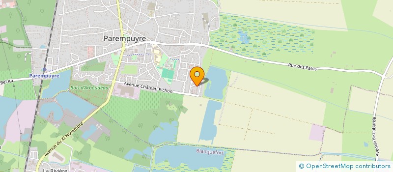 localisation de l'entreprise MONSIEUR KEVIN BERTHAUD  PAREMPUYRE