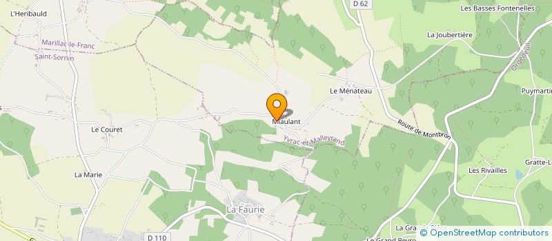 localisation de l'entreprise MONSIEUR KEVIN BERTHOMAUD à MOULINS-SUR-TARDOIRE