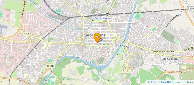 localisation de l'entreprise MONSIEUR KEVIN BERTRAND  CARCASSONNE