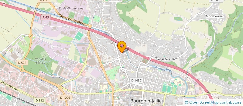 localisation de l'entreprise MONSIEUR KEVIN BESSENAY à BOURGOIN-JALLIEU