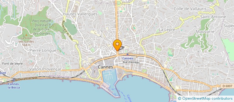 localisation de l'entreprise MONSIEUR KEVIN BESSET à CANNES