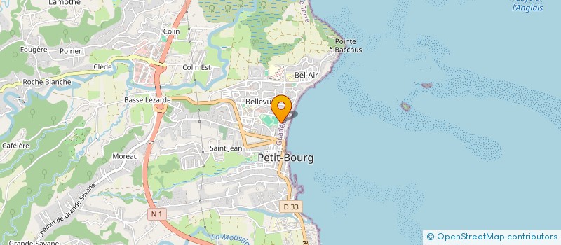 localisation de l'entreprise MONSIEUR KEVIN BEVIS  PETIT-BOURG