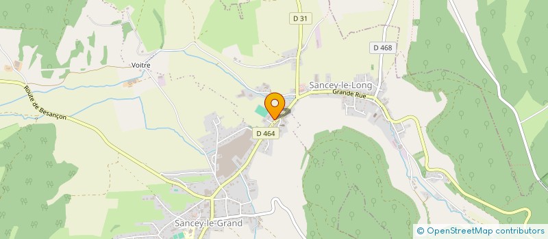 localisation de l'entreprise MONSIEUR KEVIN BIANCHI  SANCEY