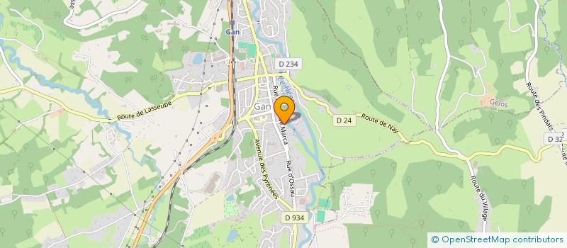 localisation de l'entreprise MONSIEUR KEVIN BIANCHINI  GAN