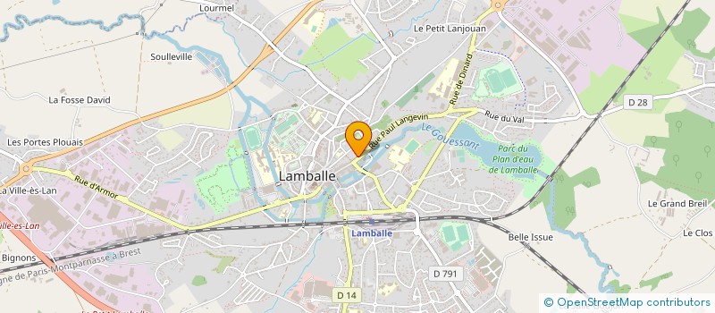 localisation de l'entreprise MONSIEUR KEVIN BIDAULT  LAMBALLE-ARMOR