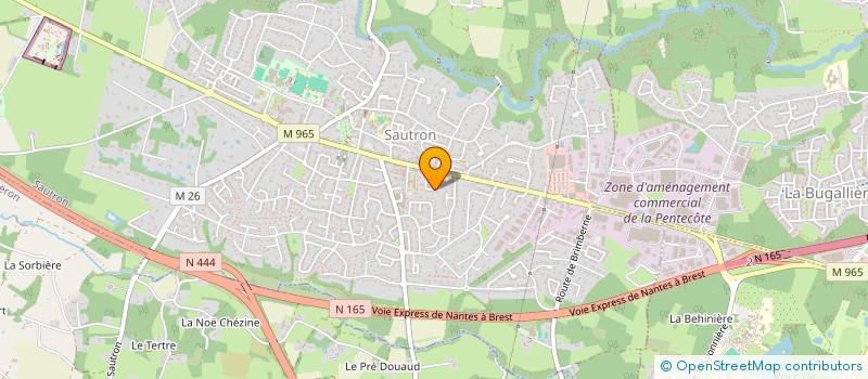 localisation de l'entreprise MONSIEUR KEVIN BIGEARD à SAUTRON