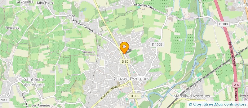 localisation de l'entreprise MONSIEUR KEVIN BILLAY  CHAZAY-D'AZERGUES