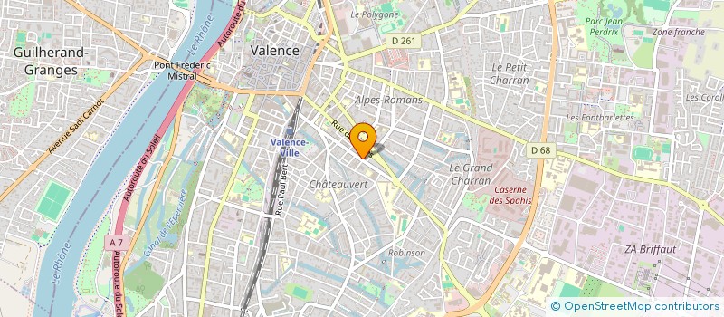 localisation de l'entreprise MONSIEUR KEVIN BILLIET  VALENCE