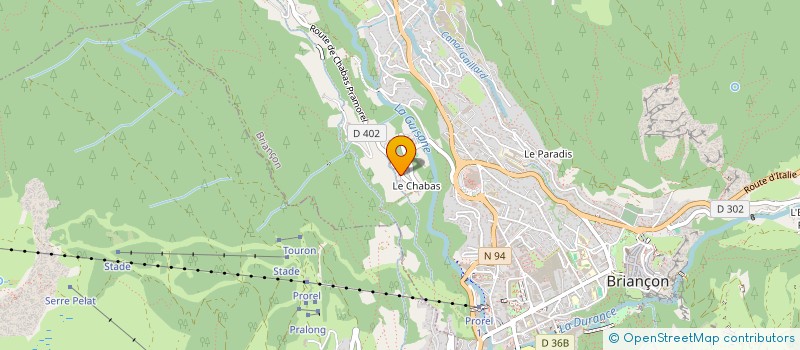 localisation de l'entreprise MONSIEUR KEVIN BINST  BRIANCON