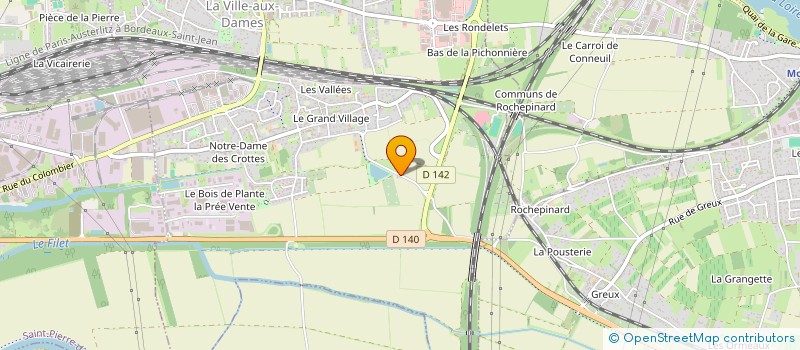 localisation de l'entreprise MONSIEUR KEVIN BLAIN  LA VILLE-AUX-DAMES