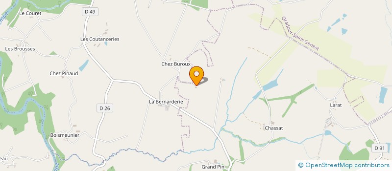 localisation de l'entreprise MONSIEUR KEVIN BLANCHARD à SAINT-SORNIN-LA-MARCHE