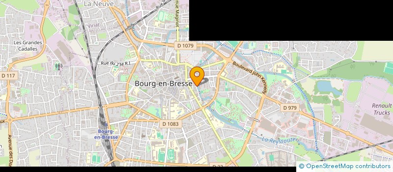 localisation de l'entreprise MONSIEUR KEVIN BLANCHARD à BOURG-EN-BRESSE