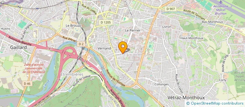 localisation de l'entreprise MONSIEUR KEVIN BLANCHARD  ANNEMASSE