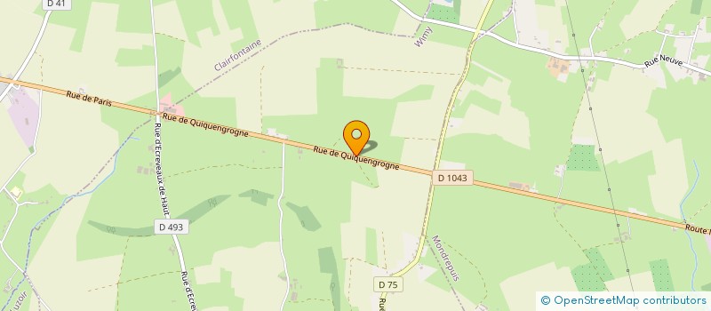 localisation de l'entreprise MONSIEUR KEVIN BLANCHETIERE  WIMY