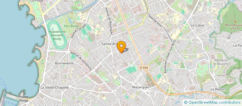 localisation de l'entreprise MONSIEUR KEVIN BLEITRACH  MARSEILLE 8EME