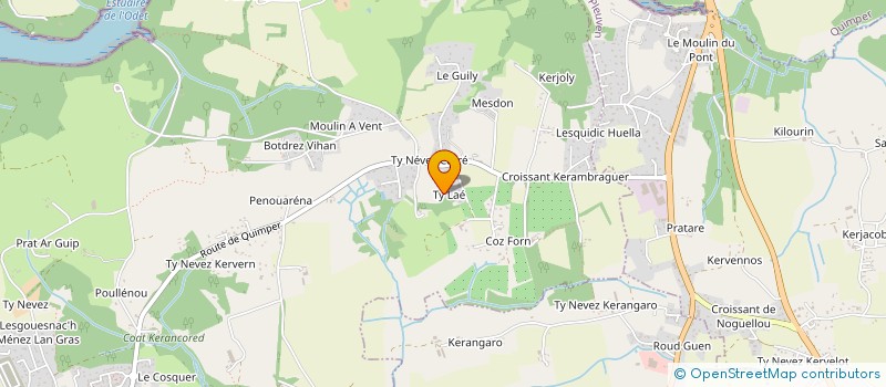 localisation de l'entreprise MONSIEUR KEVIN BLIN  GOUESNACH