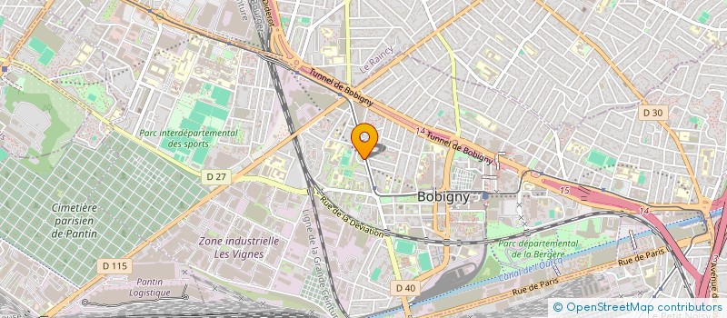 localisation de l'entreprise MONSIEUR KEVIN BOBELINA à BOBIGNY
