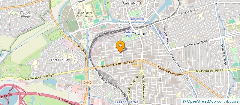 localisation de l'entreprise MONSIEUR KEVIN BODIER à CALAIS