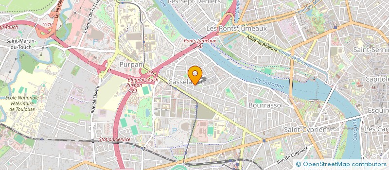 localisation de l'entreprise MONSIEUR KEVIN BODINAUD à TOULOUSE