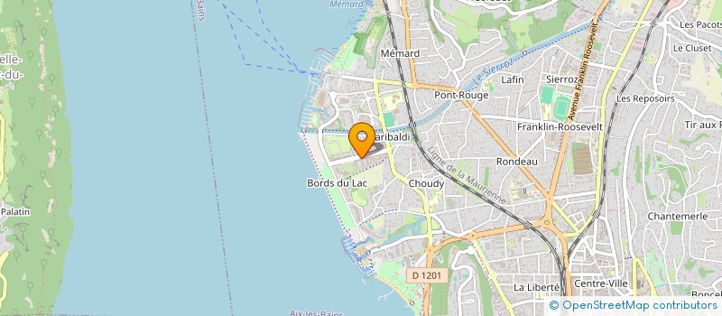 localisation de l'entreprise MONSIEUR KEVIN BOISSIN  AIX-LES-BAINS