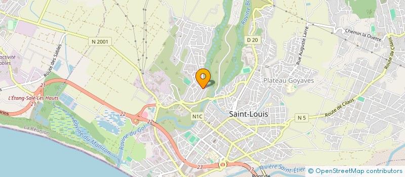 localisation de l'entreprise MONSIEUR KEVIN BOIVIN  SAINT-LOUIS