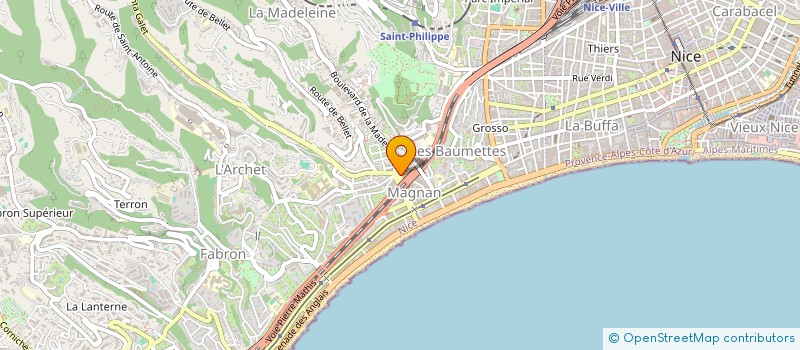 localisation de l'entreprise MONSIEUR KEVIN BONINI à NICE