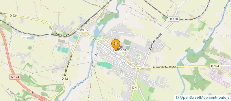 localisation de l'entreprise MONSIEUR KEVIN BONIS  GIMONT